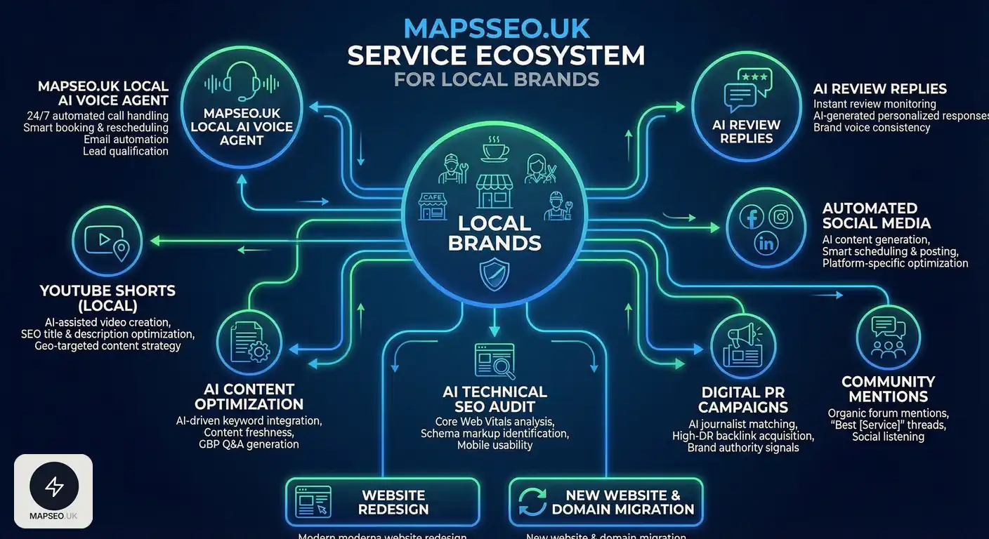 MAPSEO Service Ecosystem for Local Businesses